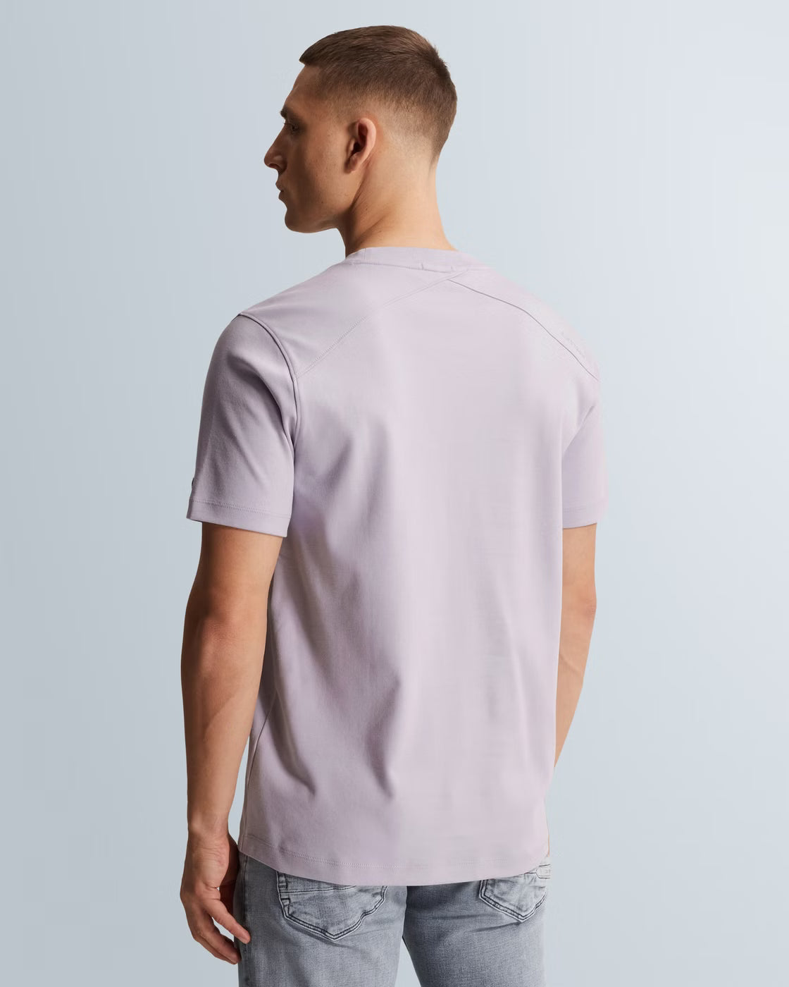 CAST IRON T-SHIRT R-NECK REGULAR FIT LILA