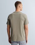 CAST IRON T-SHIRT R-NECK REGULAR FIT SAND