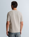 CAST IRON T-SHIRT SLUB COTTON MIRAGE GRAY