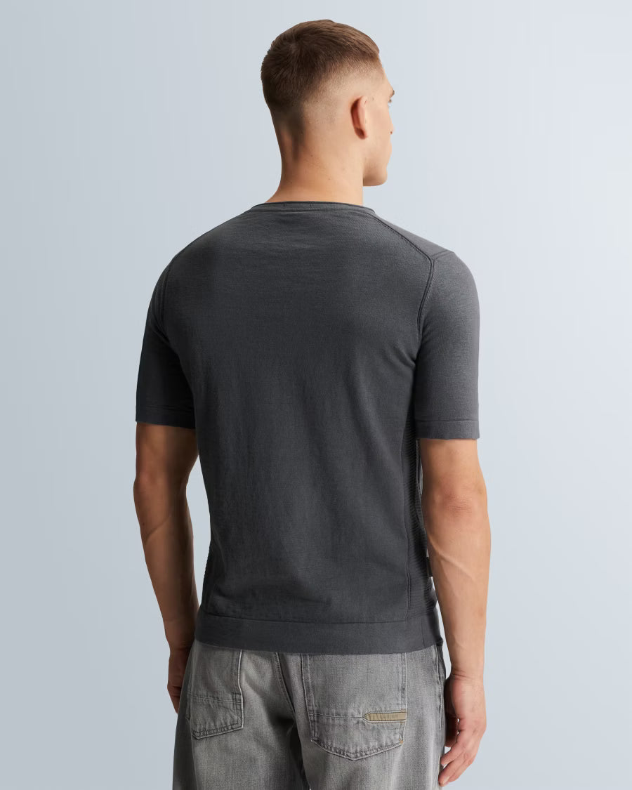 CAST IRON T-SHIRT SLUB COTTON TURBULENCE