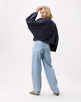 CATWALK JUNKIE TOP CAPE LONG SLEEVE DARK GREY