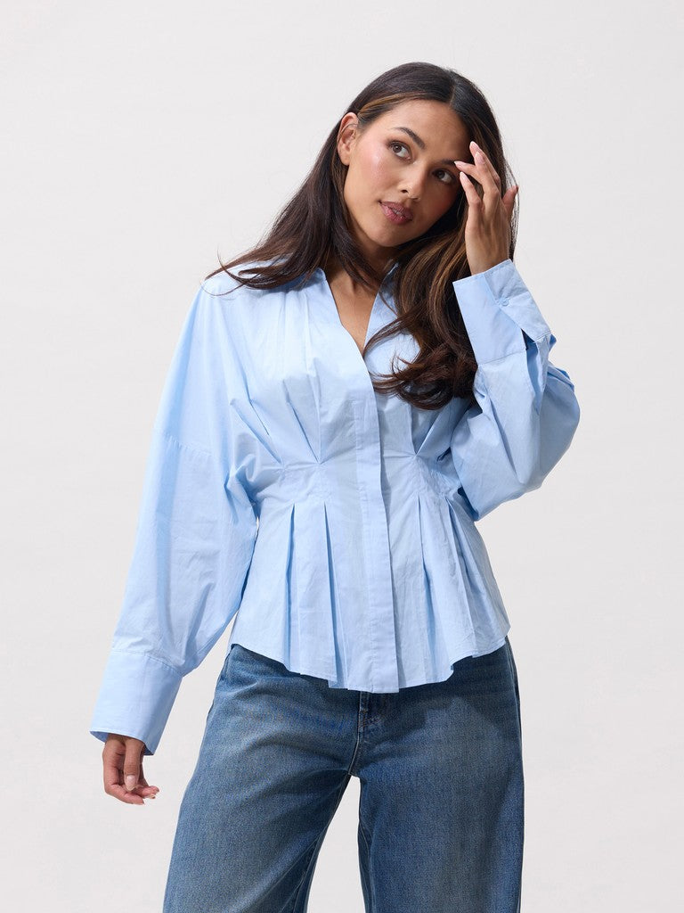 CATWALK JUNKIE BLOUSE WITH WAIST PLEATS AIR