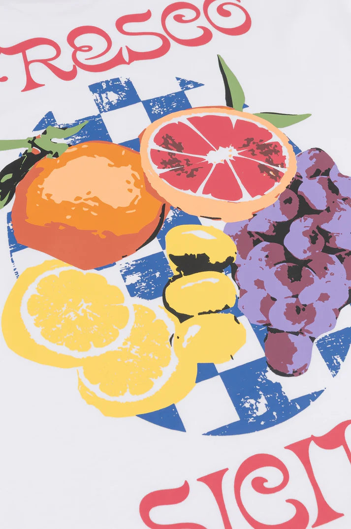 STUDIO AMAYA TOP RIVEN T-SHIRT WHITE