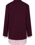 STUDIO AMAYA BLAZER HAVEN BORDEAUX