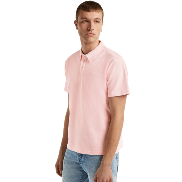 DENHAM POLO RICH POLO LP LUXURY PIQUÉ PINK PARFAIT