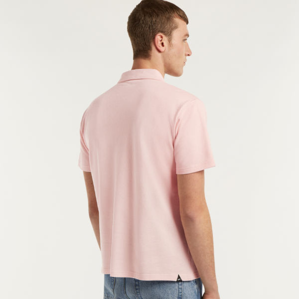 DENHAM POLO RICH POLO LP LUXURY PIQUÉ PINK PARFAIT