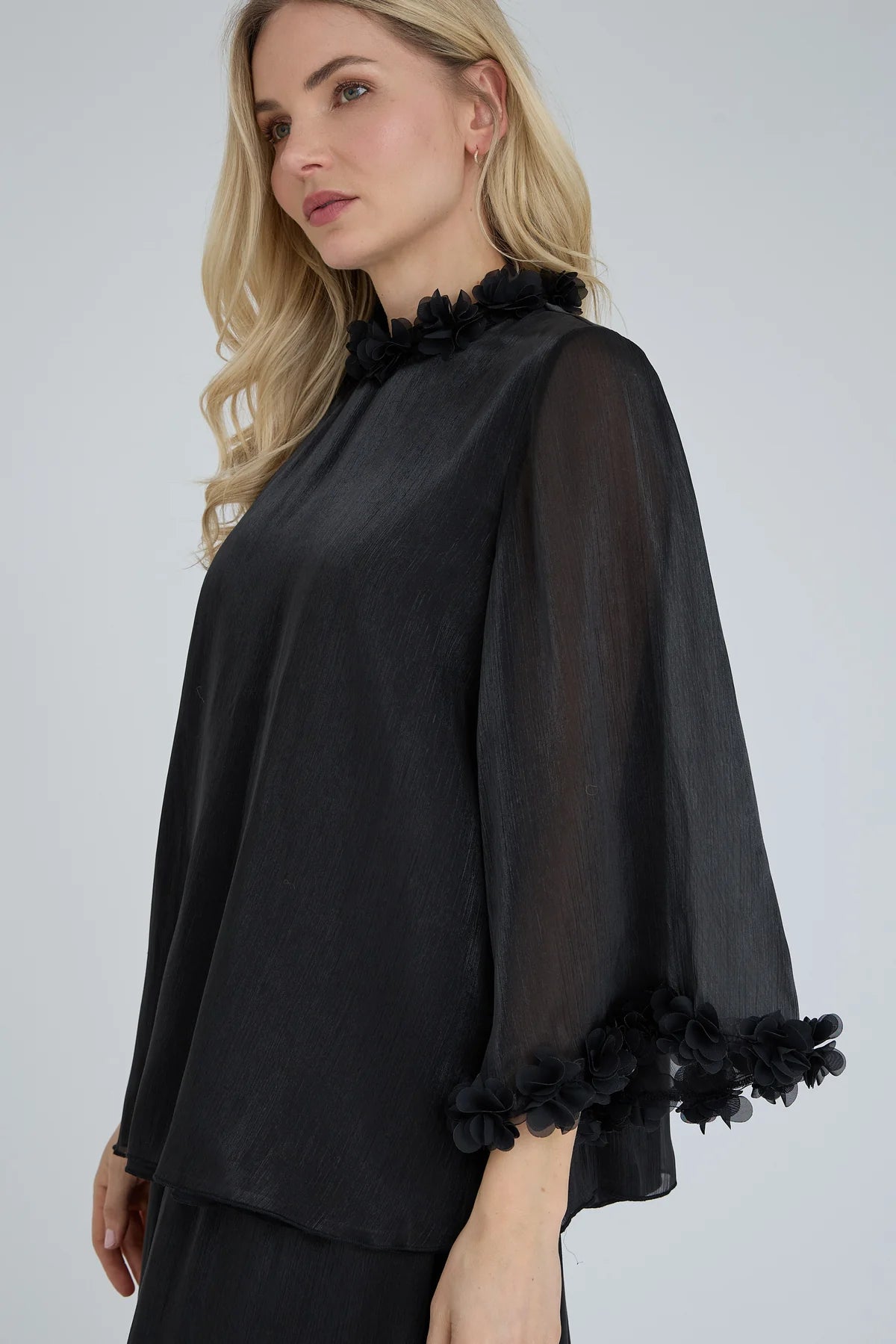 A-VIEW TOP DAISINA BLOUSE BLACK