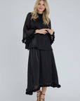 A-VIEW TOP DAISINA BLOUSE BLACK