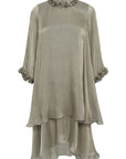 A-VIEW JURK DAISINA DRESS DUSTY GREEN