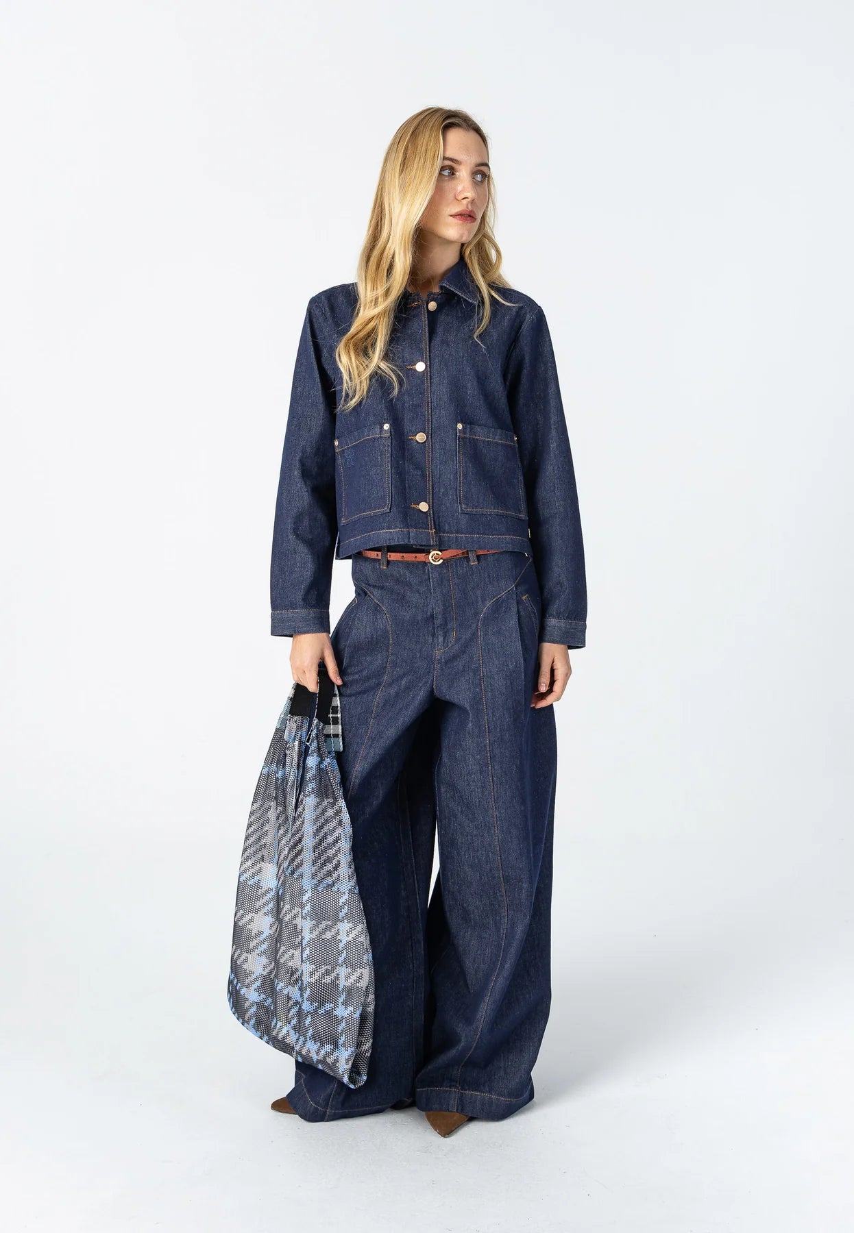 COSTER COPENHAGEN JACK DENIM JACKET DARK BLUE
