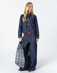 COSTER COPENHAGEN JACK DENIM JACKET DARK BLUE