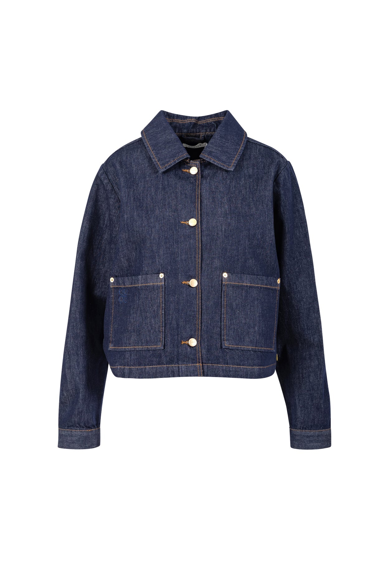 COSTER COPENHAGEN JACK DENIM JACKET DARK BLUE