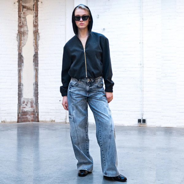 ETIQUETT ESSENTIALS JEANS LOLA WIDELEG FIT DARK NIGHT