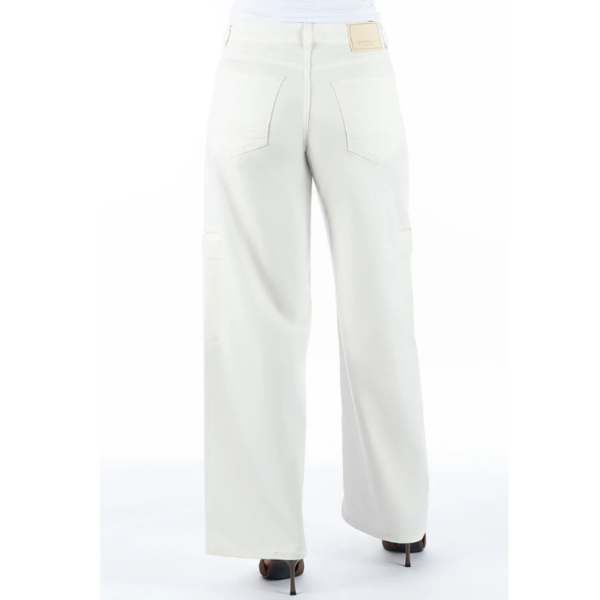 ETIQUETT ESSENTIALS JEANS LOLA WIDELEG FIT BEIGE