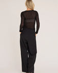 A-VIEW TOP EVALLA BLOUSE BLACK