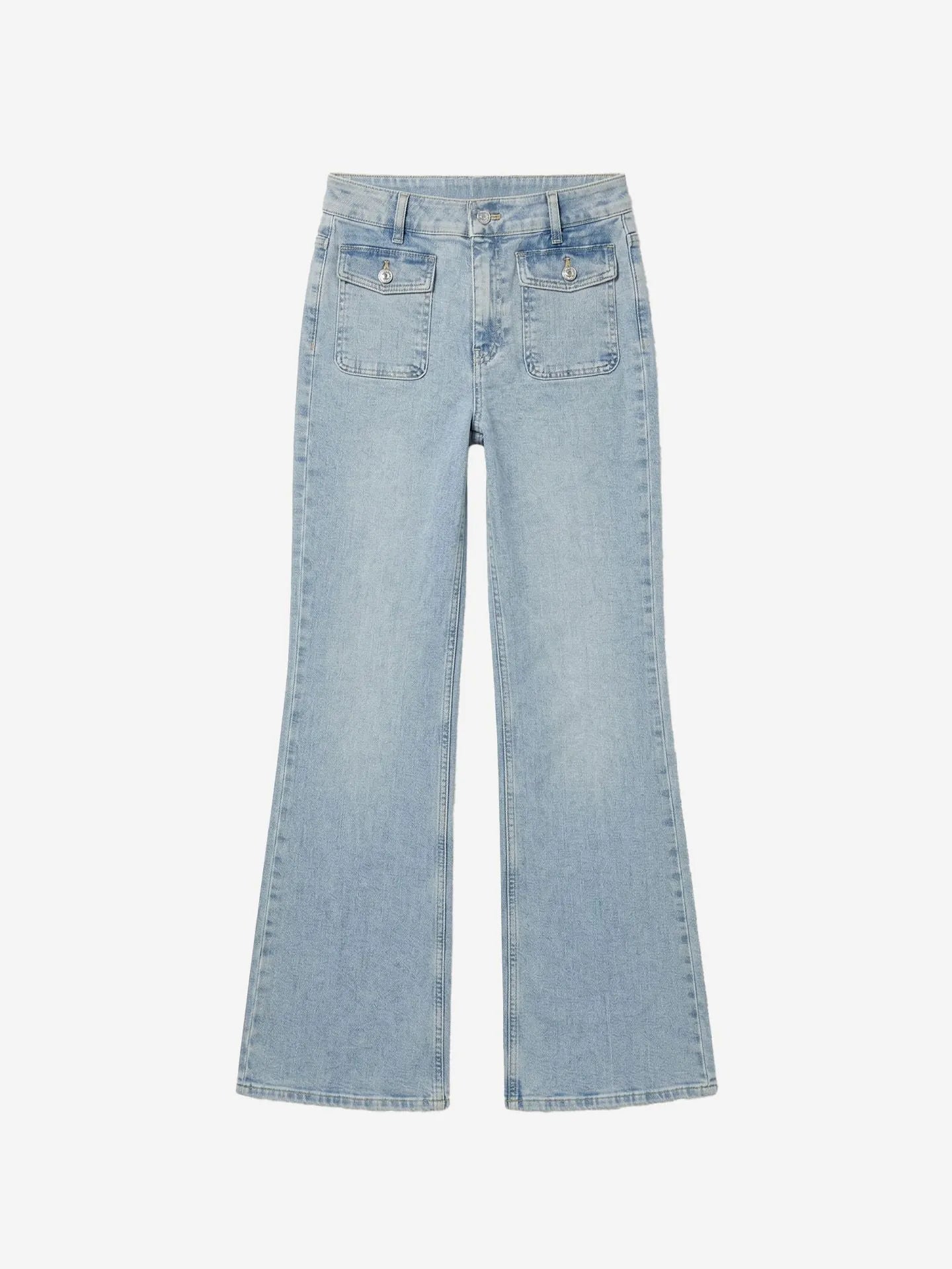 FIFTH HOUSE JEANS BELLA POCKETS FLARED MEDIUM INDIGO