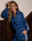 FIFTH HOUSE JAS GINO TRACK JACKET DEJAVU BLUE