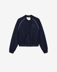 FIFTH HOUSE JAS LORY VARSITY JACKET STRIPE TWILIGHT BLUE