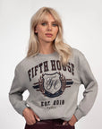 FIFTH HOUSE SWEATER LOGAN GREY MELANGE