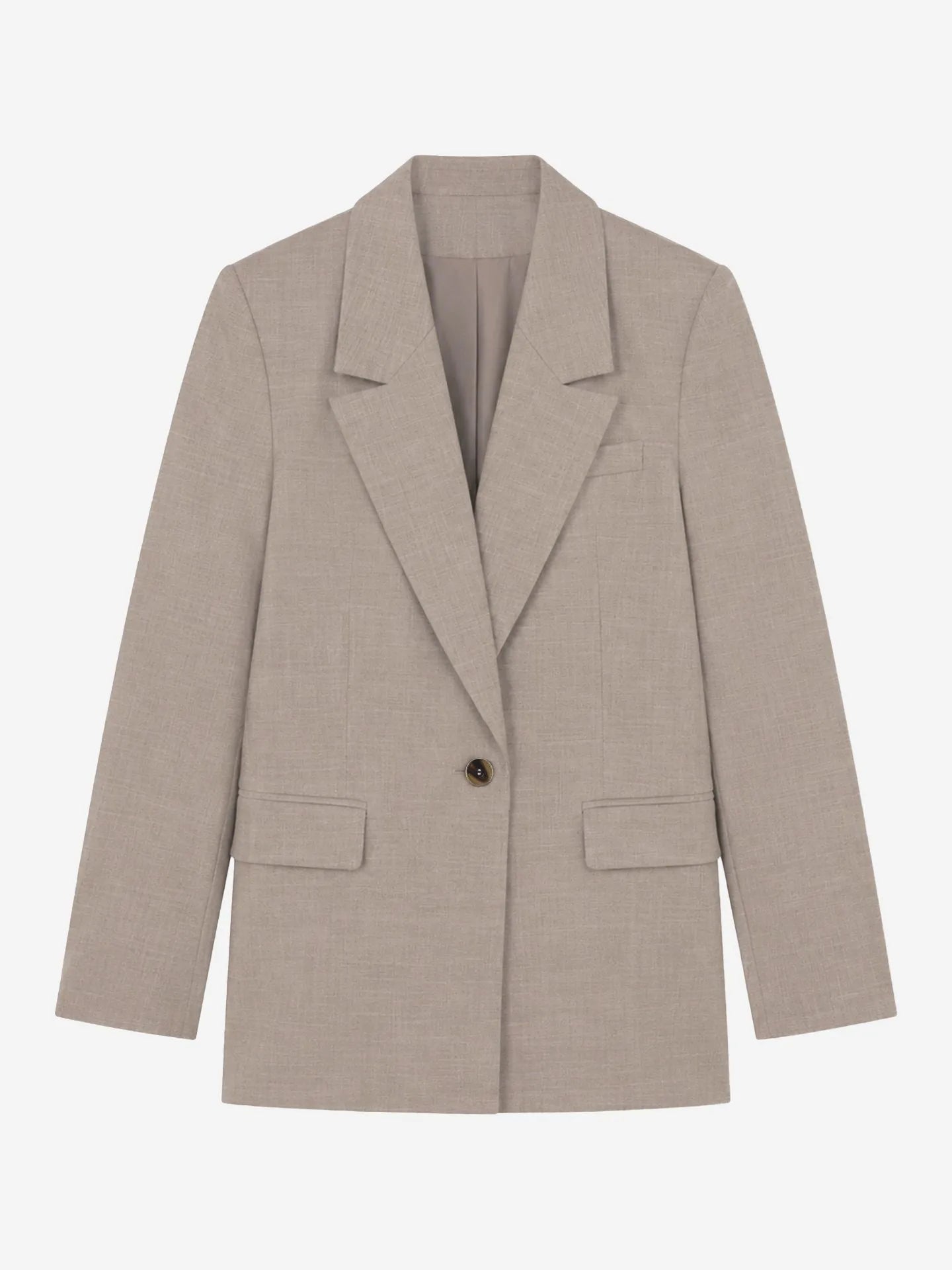FIFTH HOUSE BLAZER OZZY MELANGE HUMMUS