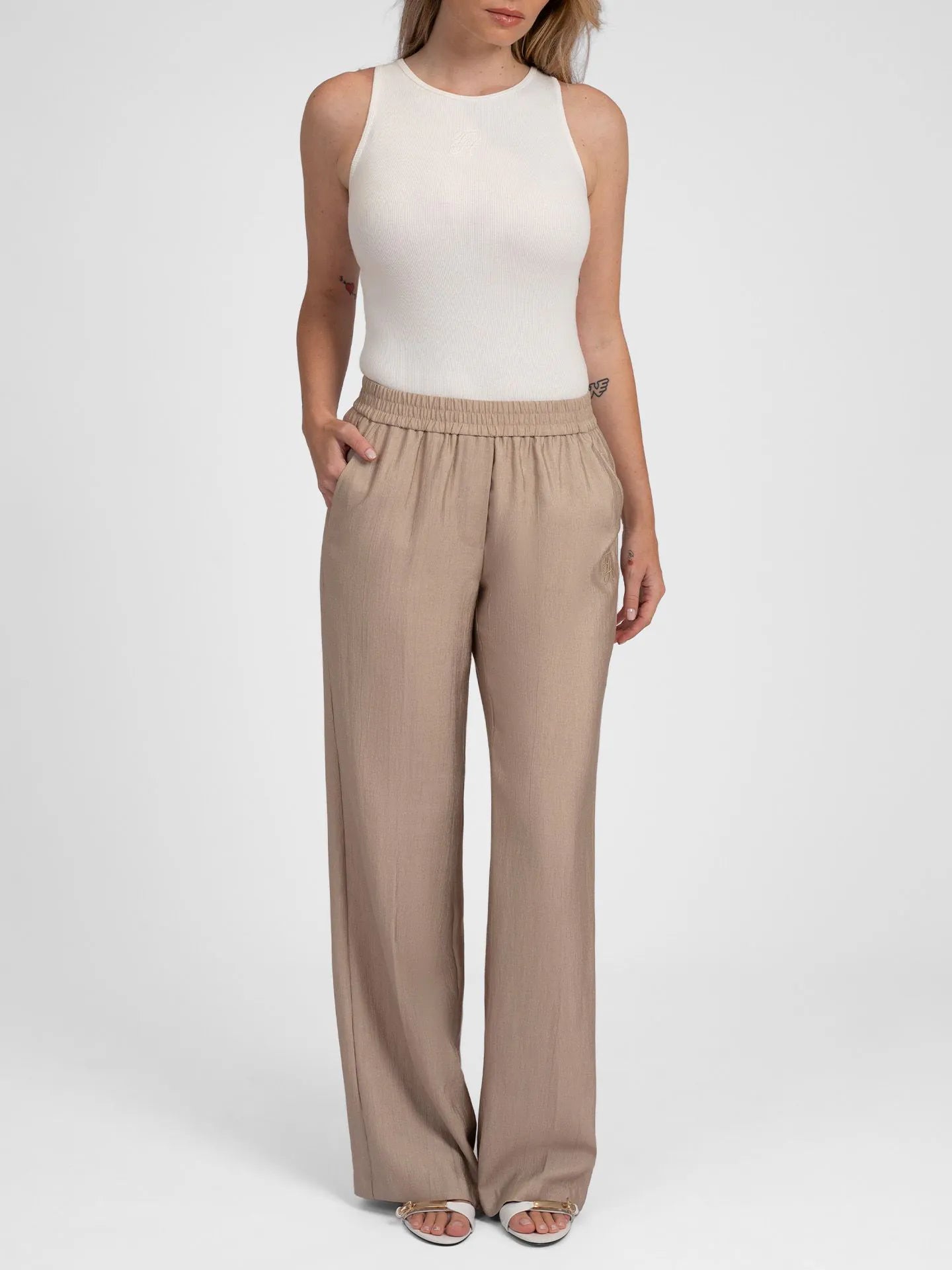 FIFTH HOUSE PANTS ORLANDO BROEK  HUMMUS