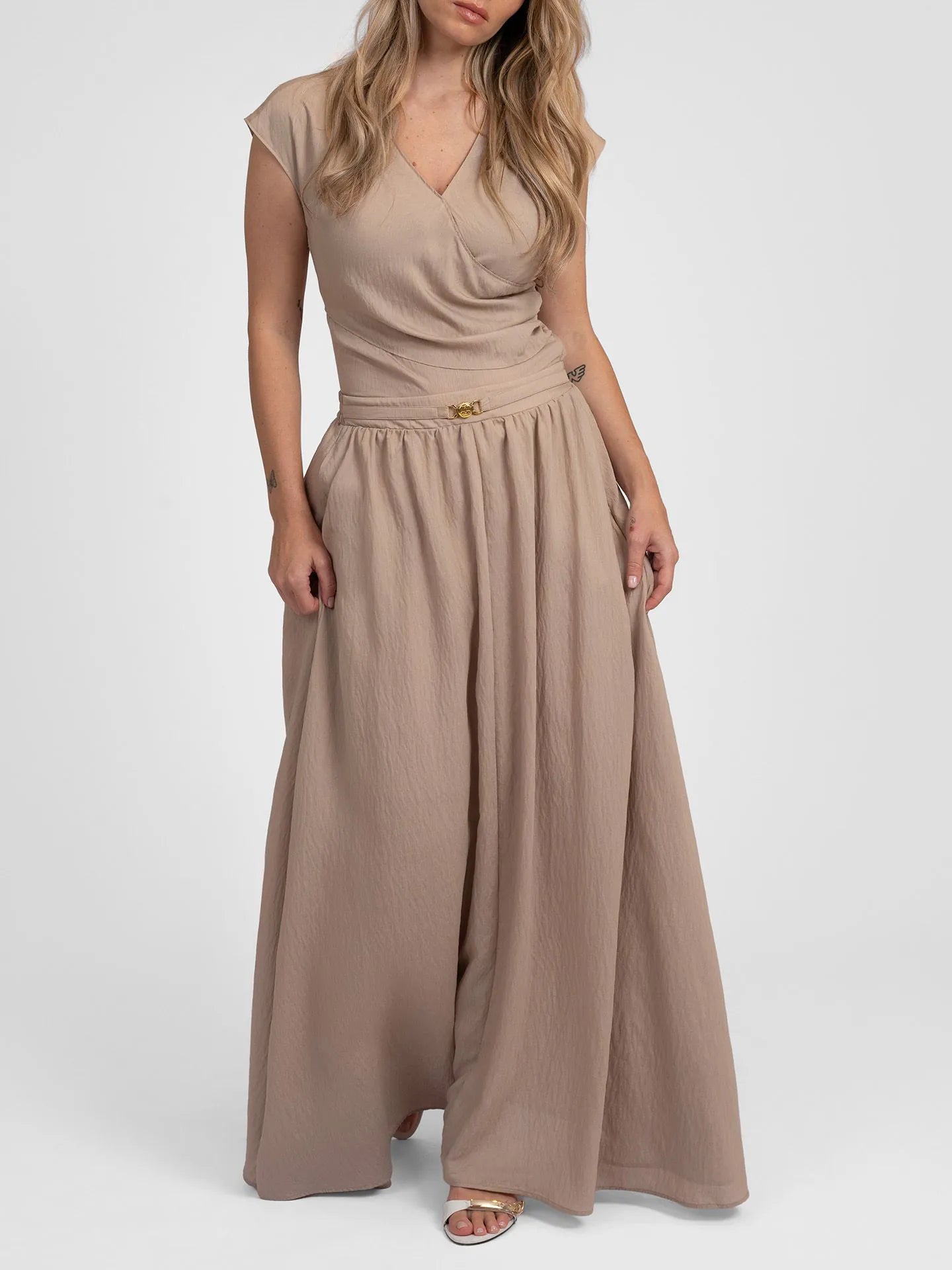 FIFTH HOUSE ROK OLLI SKIRT HUMMUS
