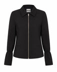 MAISON MÍARÉ BLAZER ZIPPER JACKET BLACK