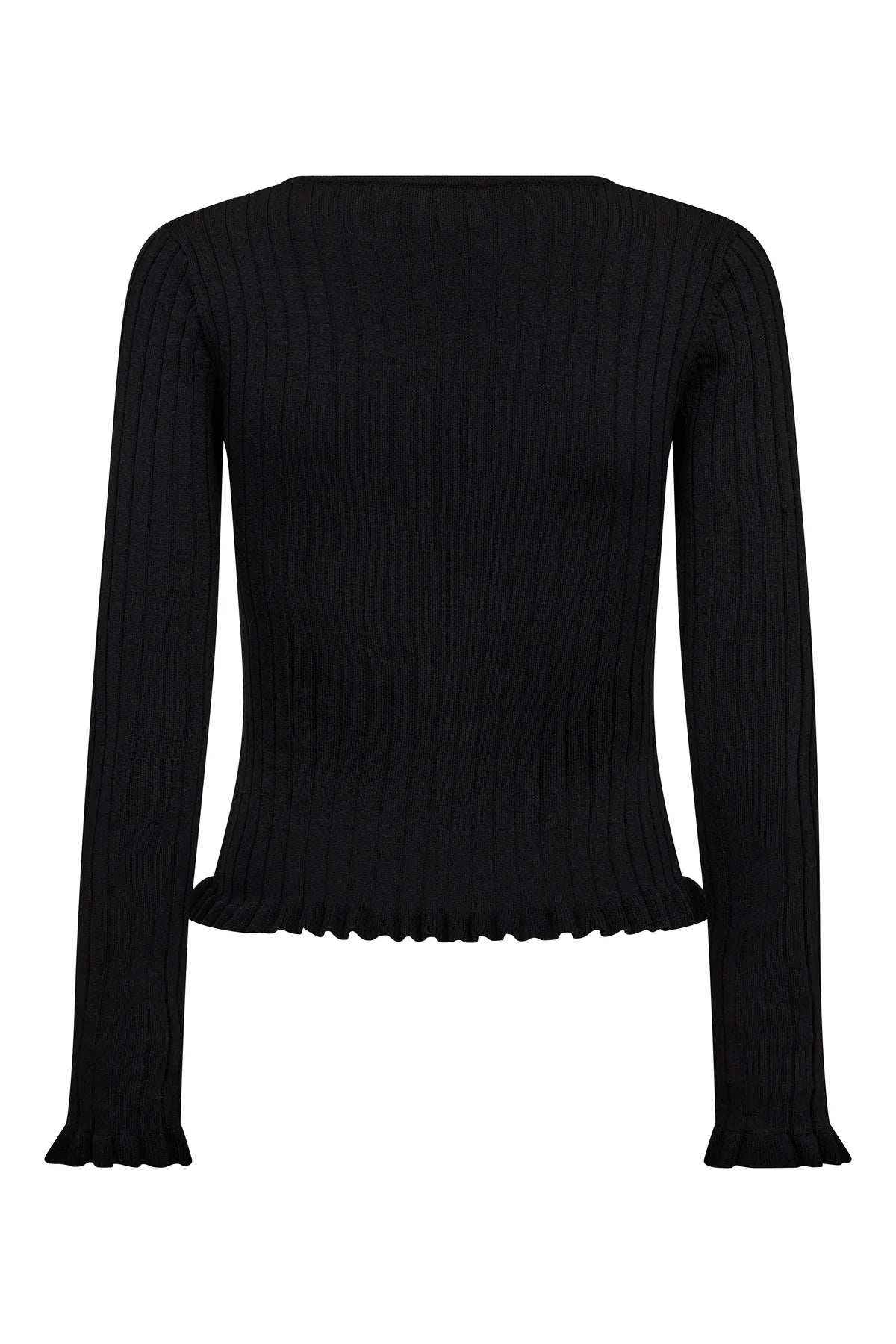 A-VIEW TOP FABI KNIT BLACK