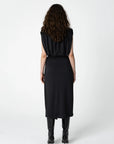 COSTER COPENHAGEN TOP DRAPED BLACK