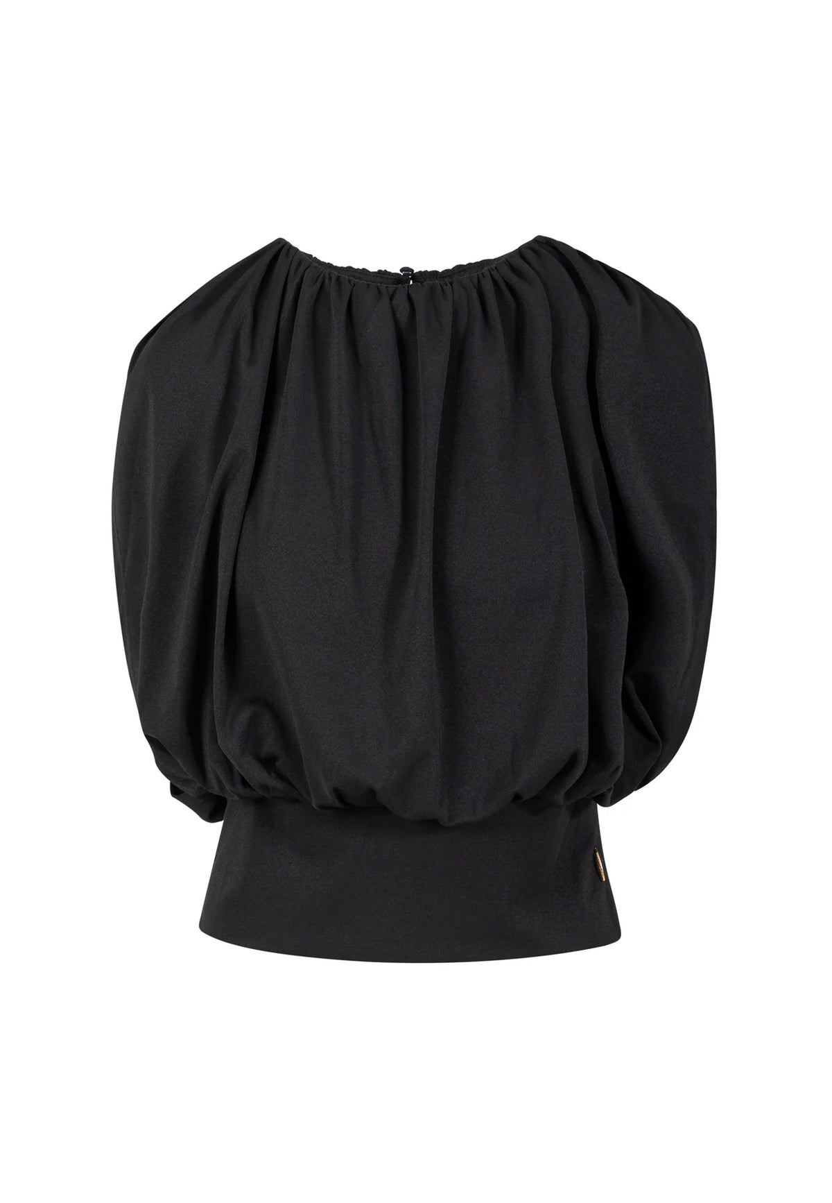 COSTER COPENHAGEN TOP DRAPED BLACK