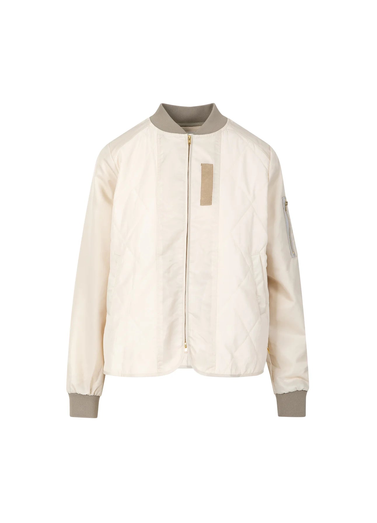 COSTER COPENHAGEN JACK QUILTED BOMBERJACKET PEARL