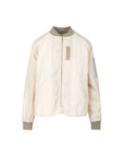 COSTER COPENHAGEN JACK QUILTED BOMBERJACKET PEARL