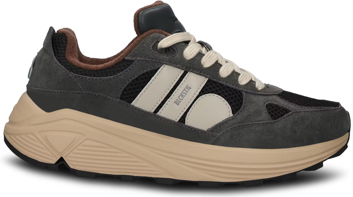 BLACKSTONE MEN SCHOENEN V-RILEY RUNNER SNEAKER ASPHALT