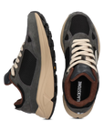 BLACKSTONE MEN SCHOENEN V-RILEY RUNNER SNEAKER ASPHALT