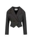 COSTER COPENHAGEN BLAZER TAILORED JACKET ASPHALT GREY