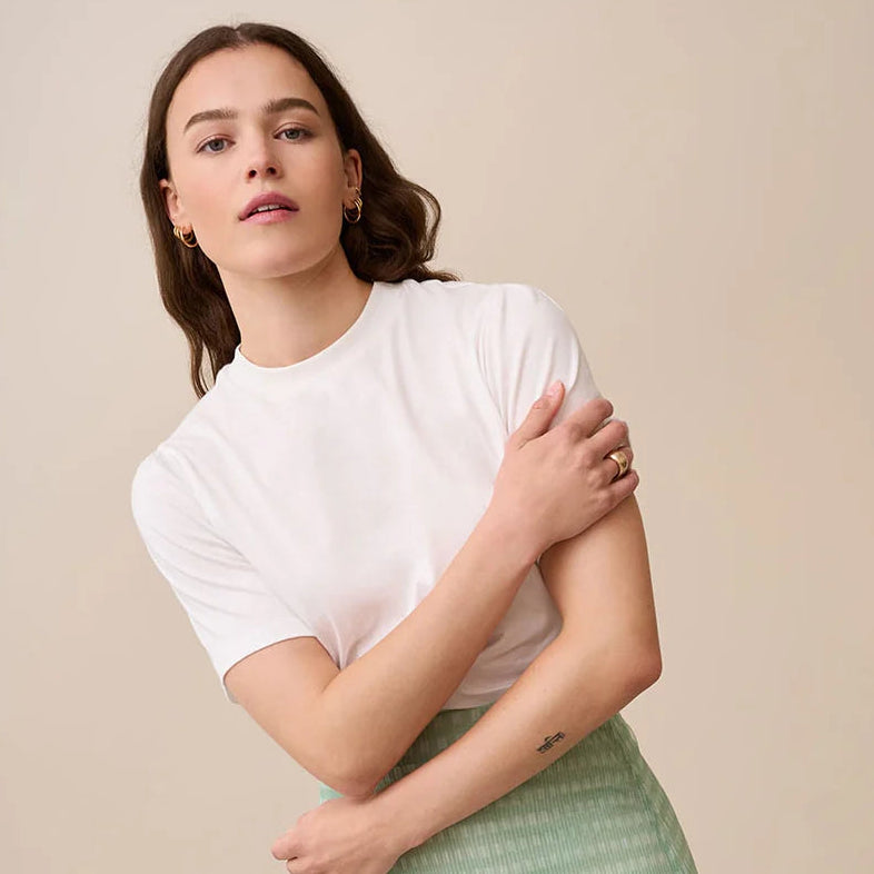 ANOTHER-LABEL T-SHIRT GAURE OFF WHITE