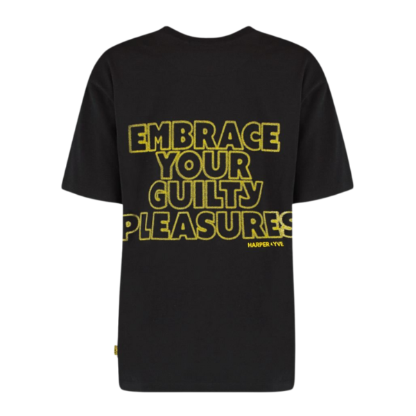 HARPER &amp; YVE T-SHIRT EMBRACE-SS OFFBLAC