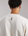 AEDEN T-SHIRT HIRO TEE WHITE CAP GREY