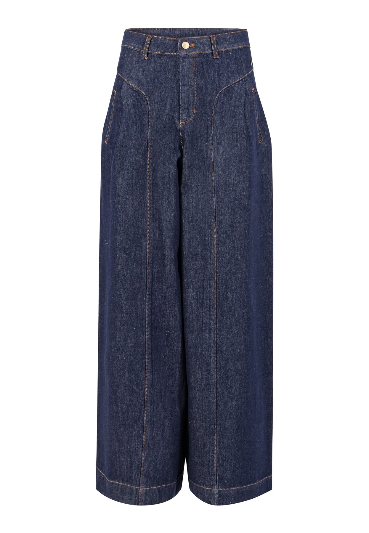 COSTER COPENHAGEN JEANS HIGH WAISTED DENIM PANTS DARK BLUE