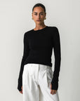 MAISON MÍARÉ TOP THUMP BLACK