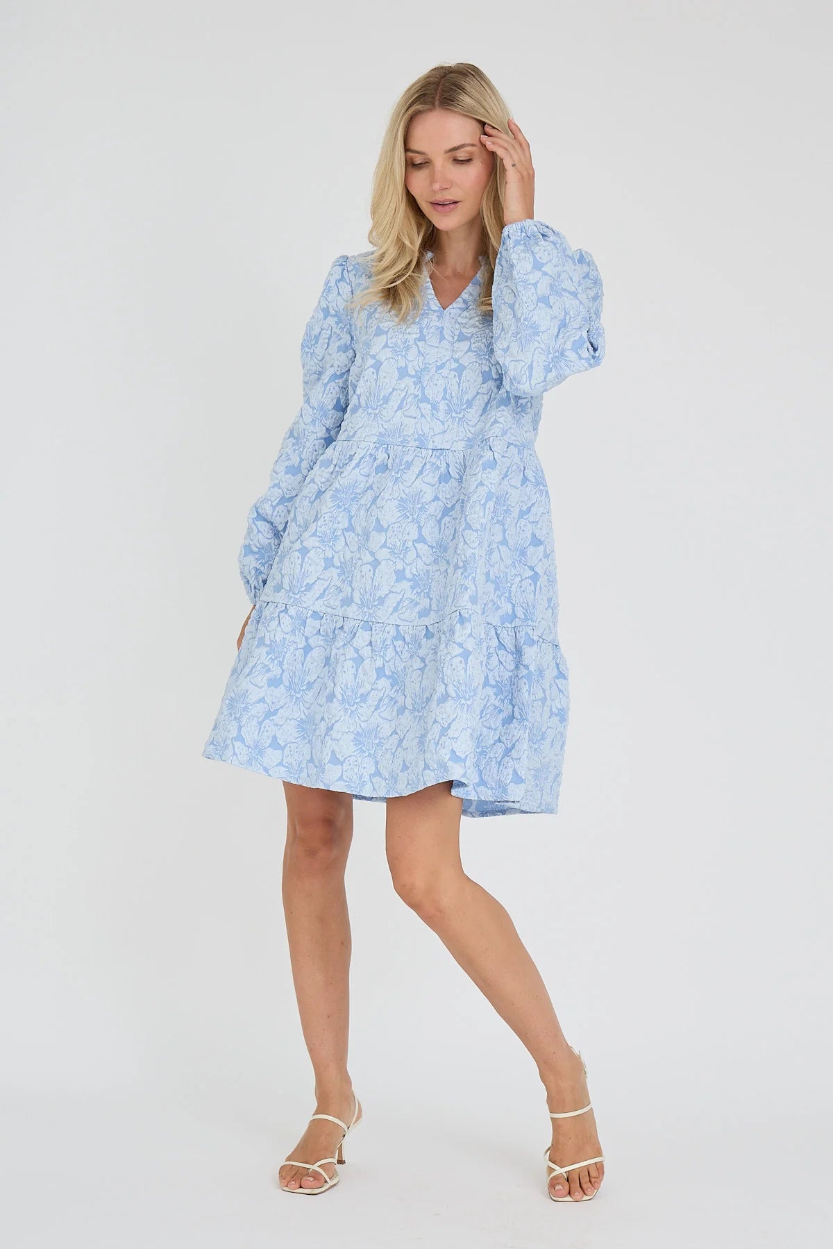 A-VIEW JURK IDA DRESS LIGHT BLUE