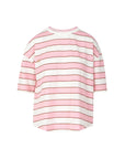 COSTER COPENHAGEN T-SHIRT JERSEY RIB WHITE/ PINK STRIPE