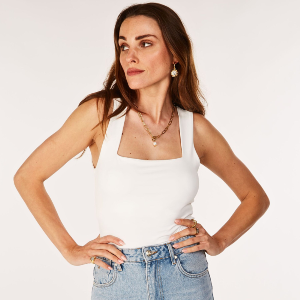 JOSH V TOP JV LINDE SLIM FIT OFF WHITE