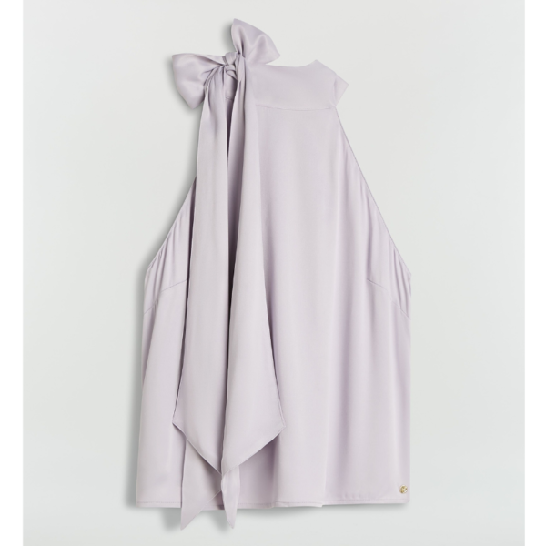 JOSH V TOP YANIEK SATIJN LOOK LILAC