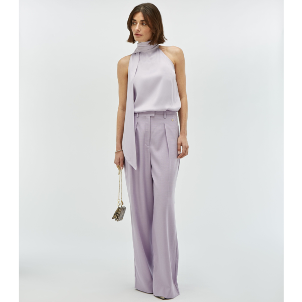 JOSH V TOP YANIEK SATIJN LOOK LILAC