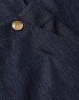 JOSH V PANTS JV-INDRA HIGH WAISTED WIDE LEG DARK BLUE CHAMBRAY