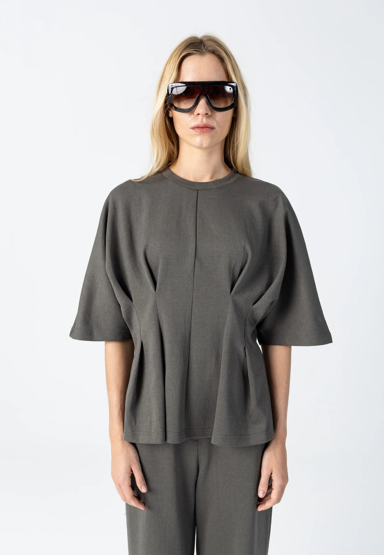 COSTER COPENHAGEN TOP JERSEY MOSS GREEN