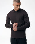 GENTI POLO ZIP BORDEAUX