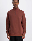 LAW OF THE SEA SWEATER MIND HALF ZIP SWEAT SABLE