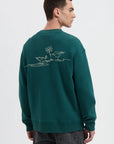 LAW OF THE SEA SWEATER THEMIS CREWNECK WITH ARTWORK SEA MOSS